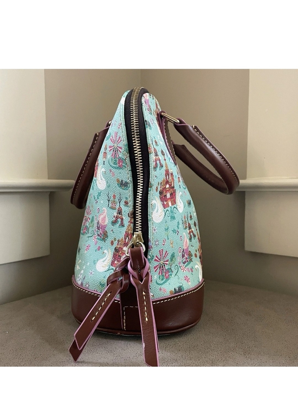 Dooney & Bourke Mint NUTCRACKER Dome Satchel - Picture 6 of 16